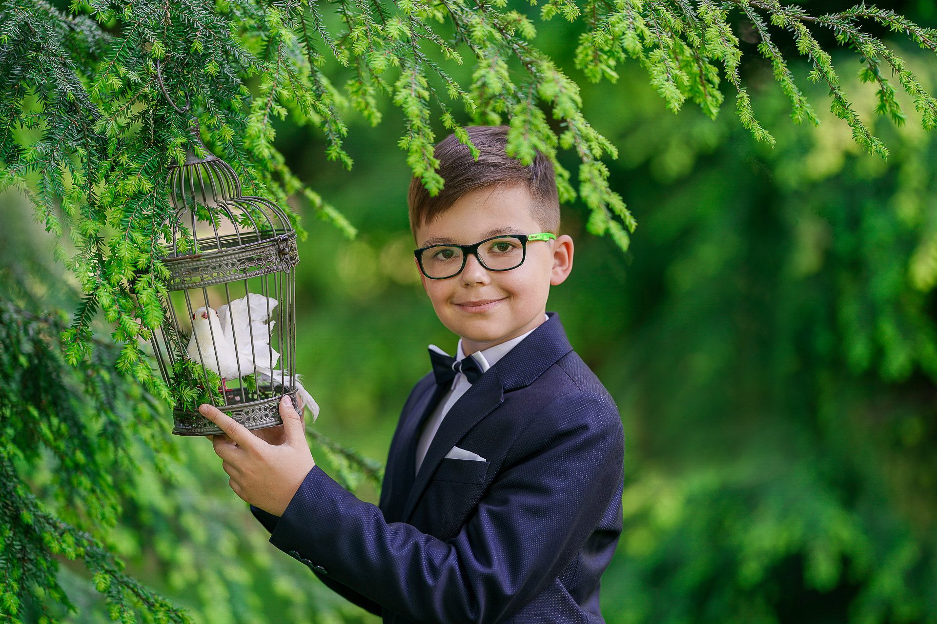 Komunia — chłopiec — fotograf na komunię w Częstochowie – fotograf Częstochowa