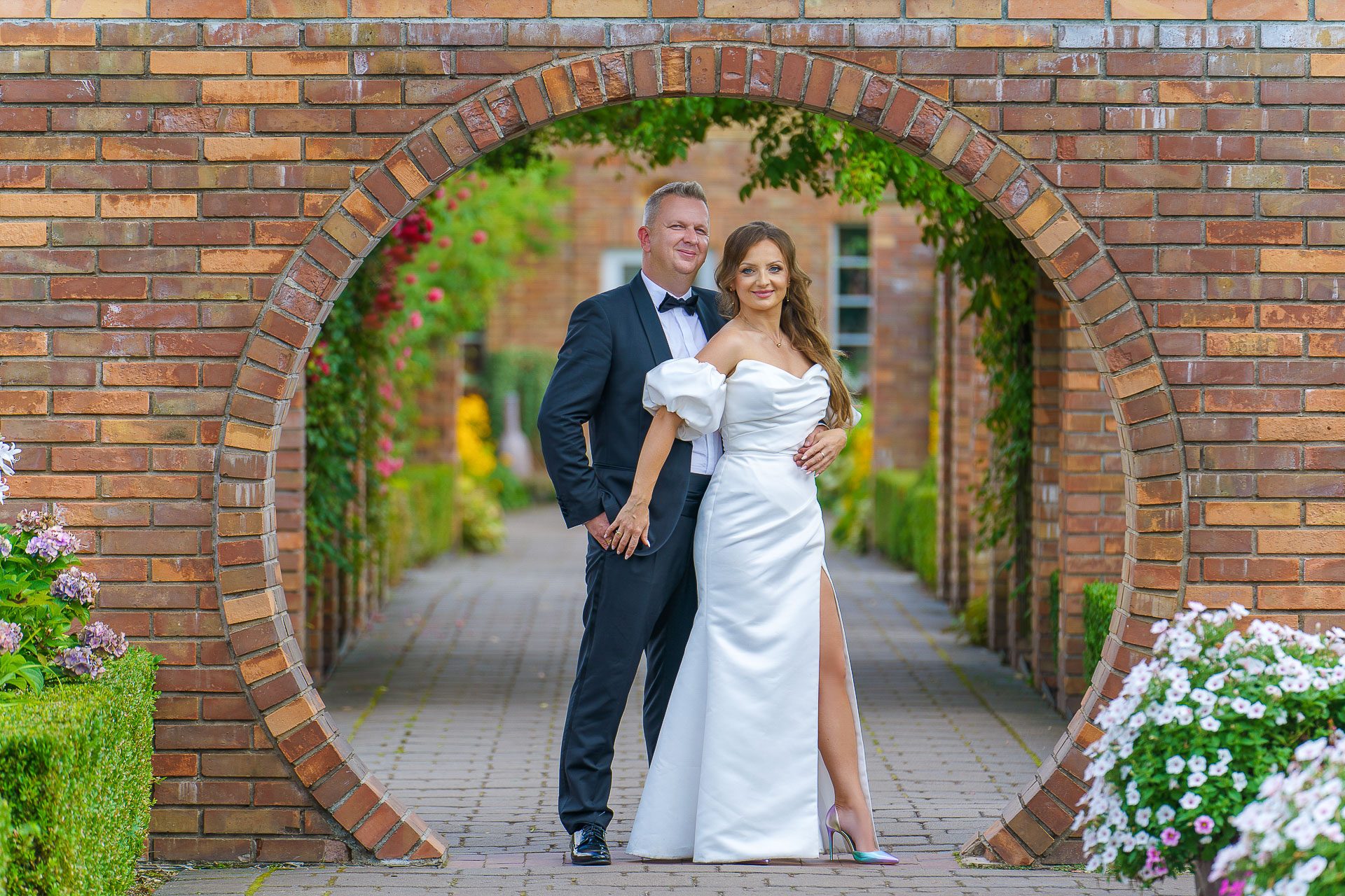 Ogrody Kapias — plener ślubny – fotograf Częstochowa
