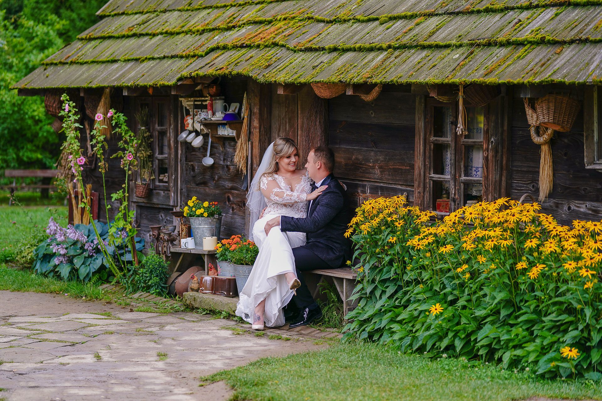Ogrody Kapias — plener ślubny – fotograf Częstochowa