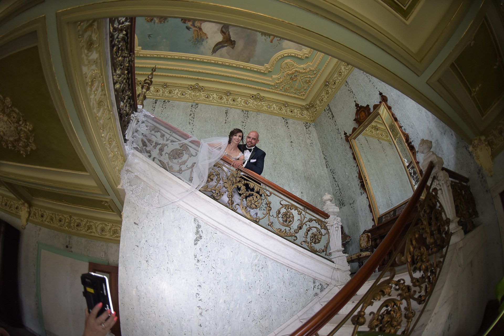 Pałac Ditla — plener ślubny – fotograf Częstochowa