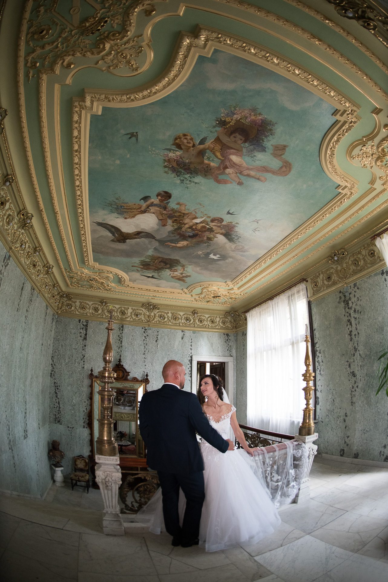 Pałac Ditla — plener ślubny – fotograf Częstochowa