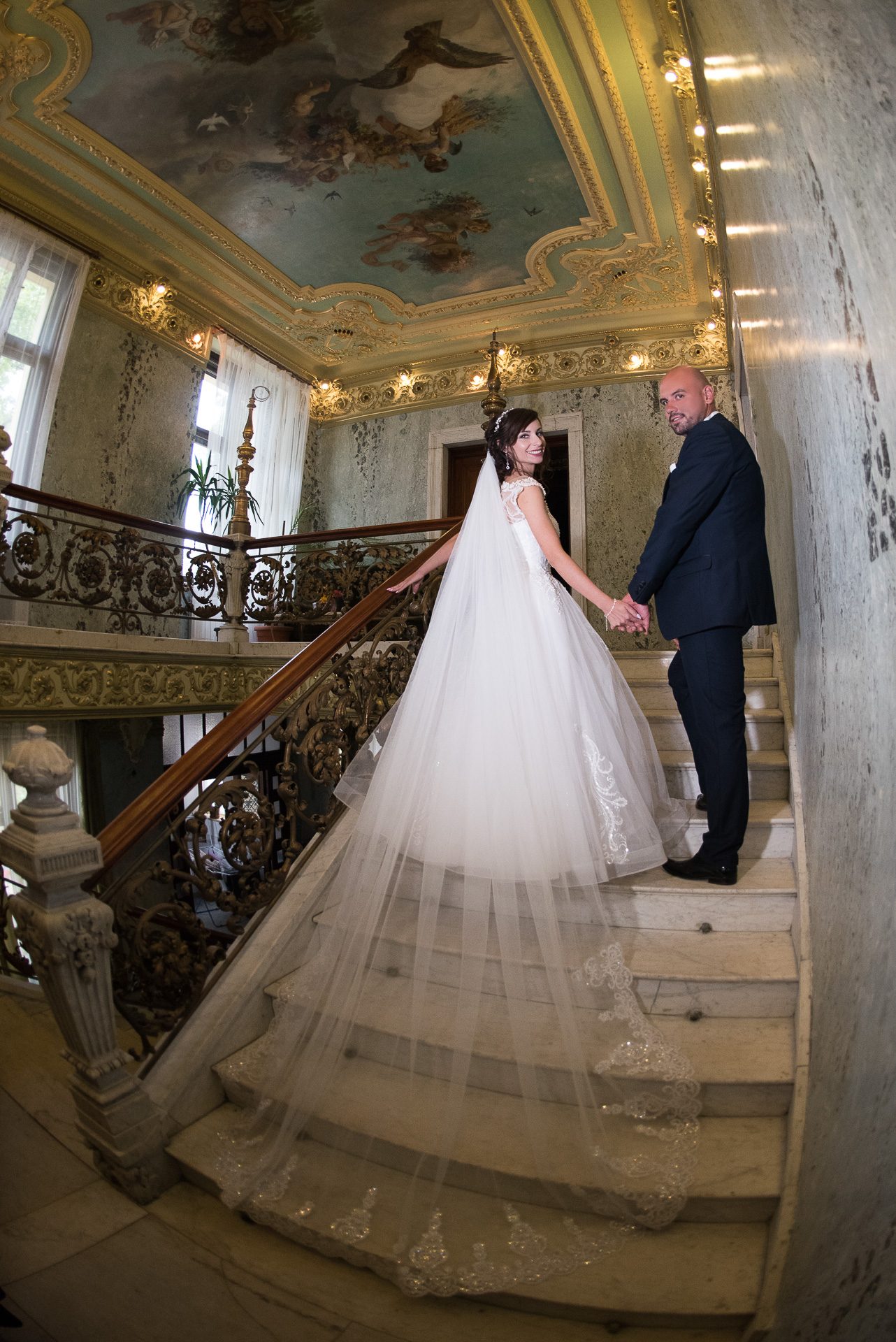 Pałac Ditla — plener ślubny – fotograf Częstochowa