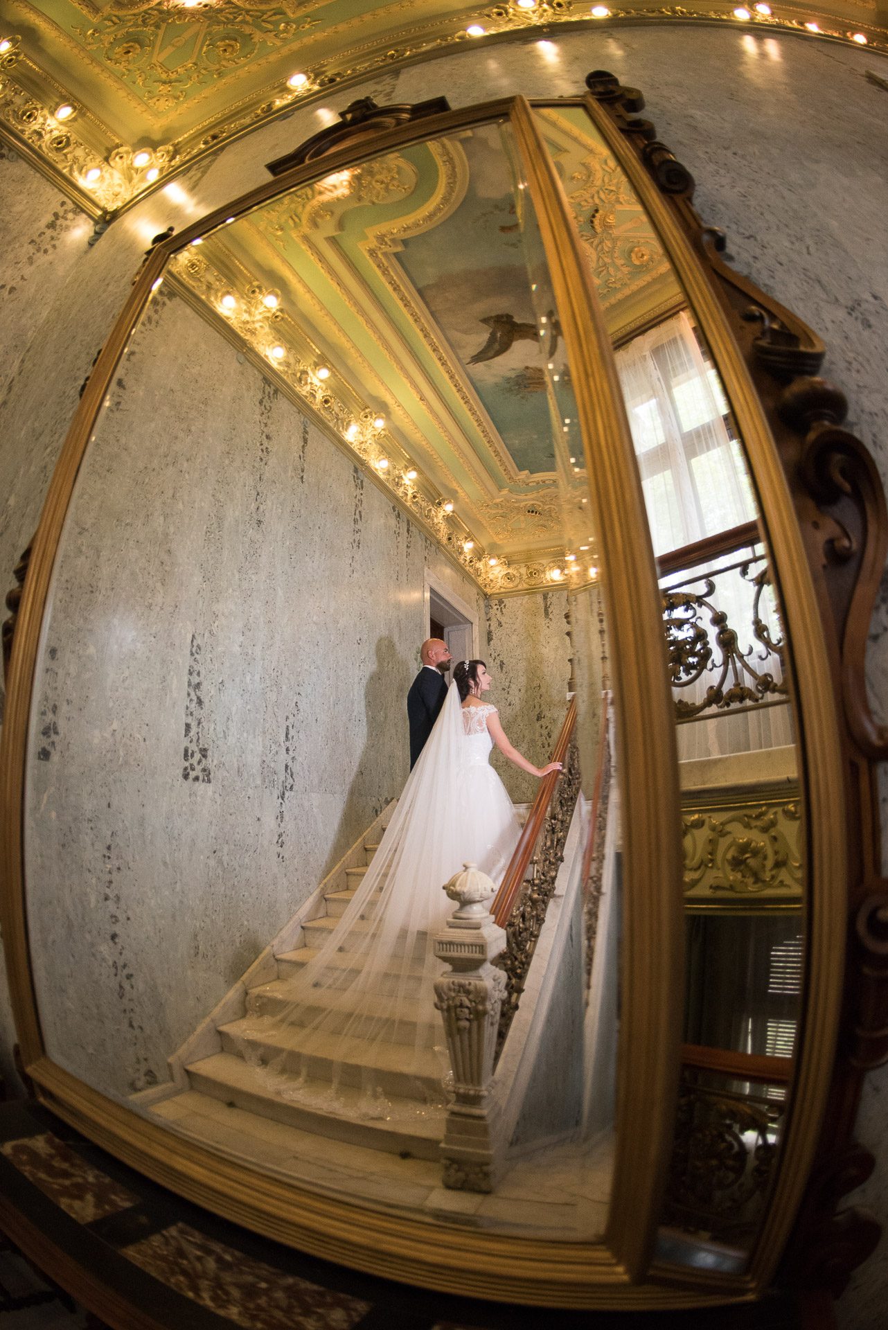 Pałac Ditla — plener ślubny – fotograf Częstochowa