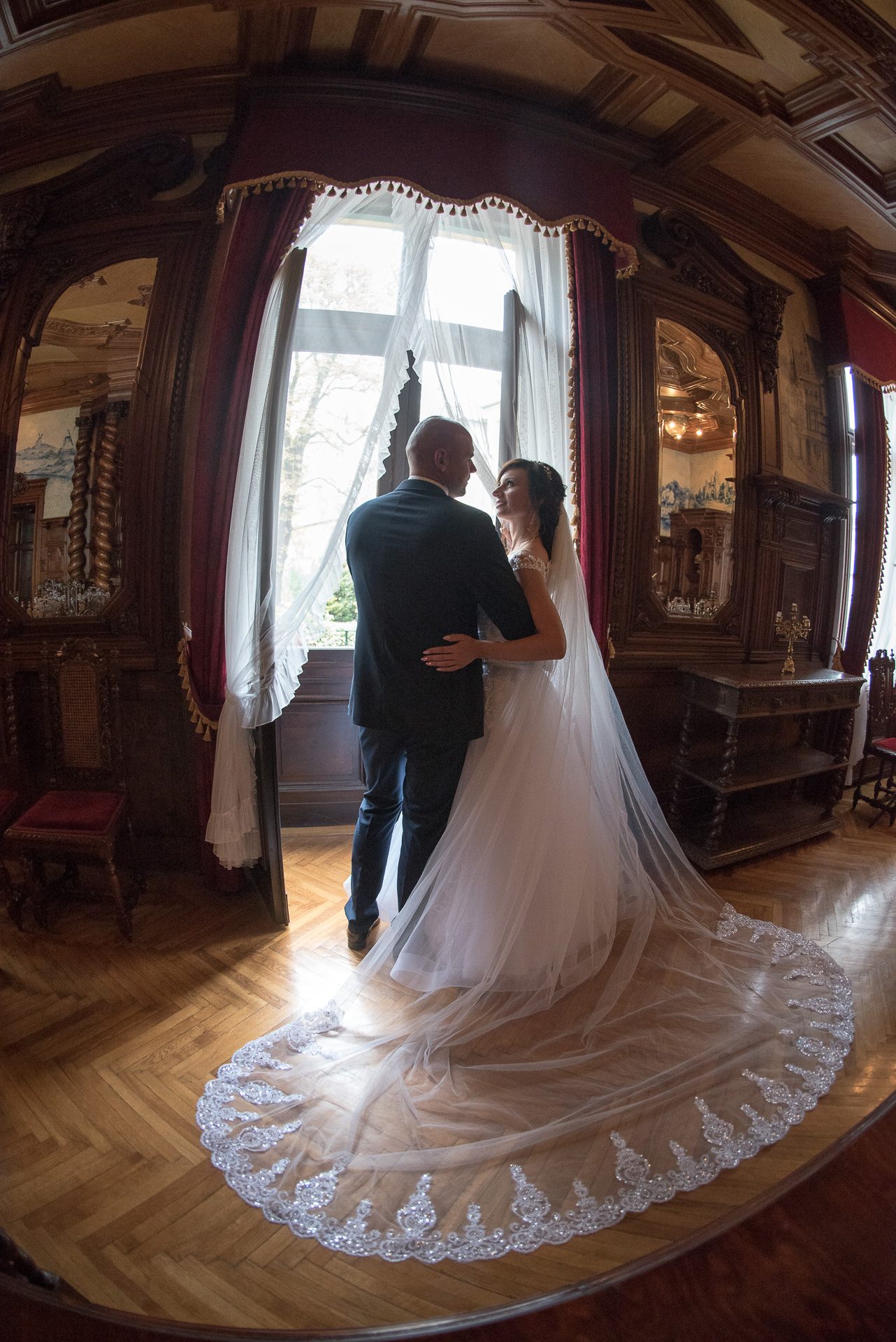 Pałac Ditla — plener ślubny – fotograf Częstochowa