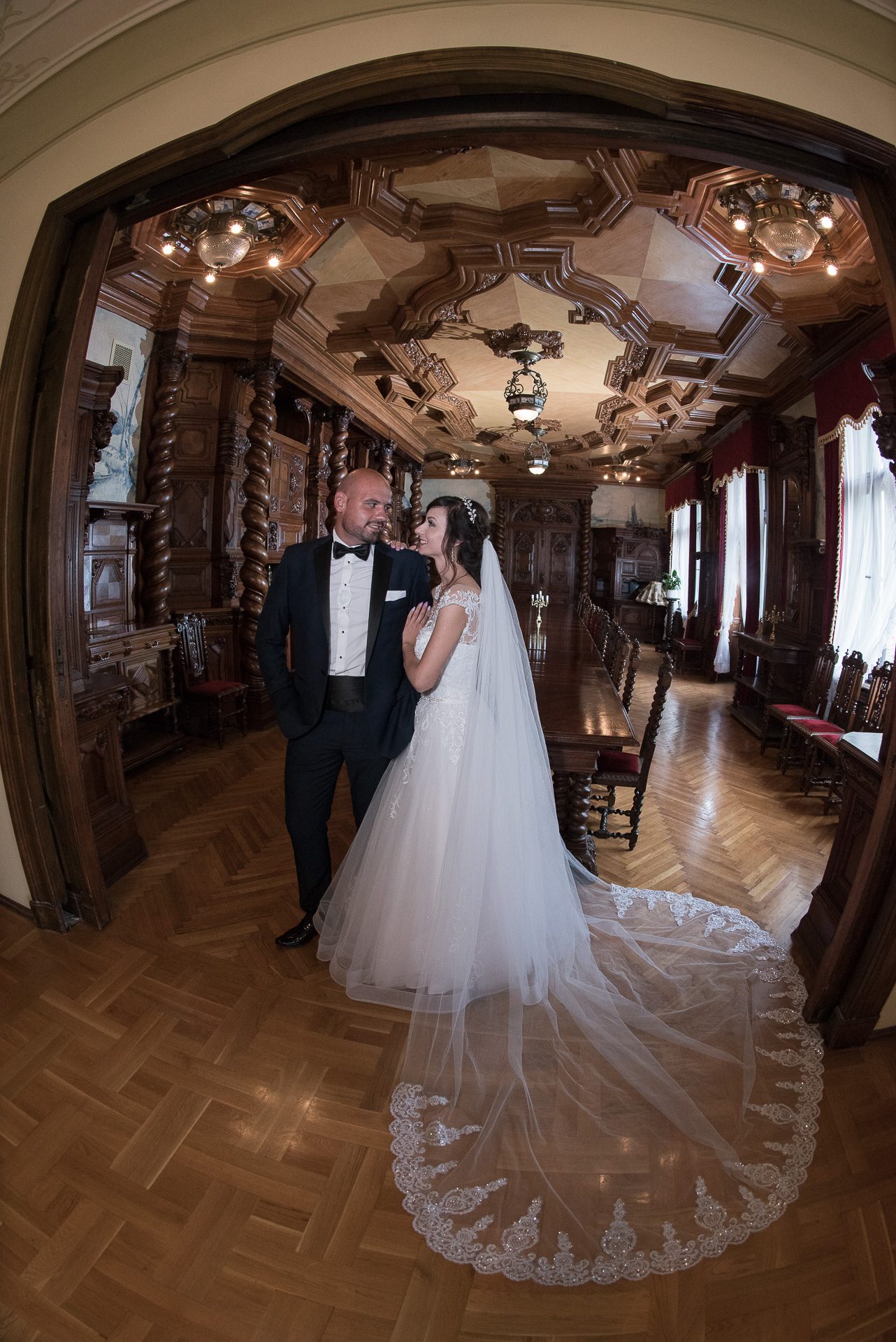 Pałac Ditla — plener ślubny – fotograf Częstochowa