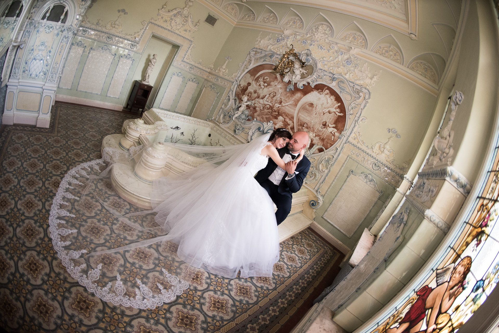 Pałac Ditla — plener ślubny – fotograf Częstochowa
