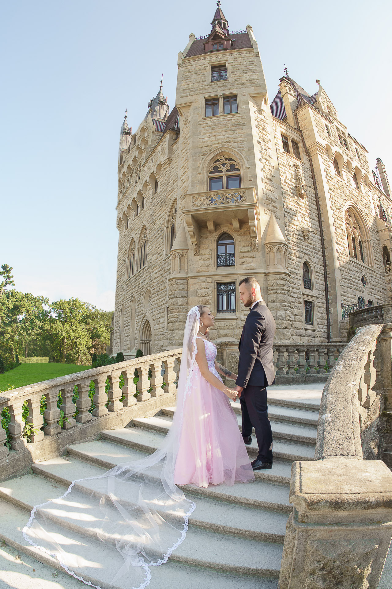 Zamek Moszna &ndash; galeria ślubna, fotograf Częstochowa
