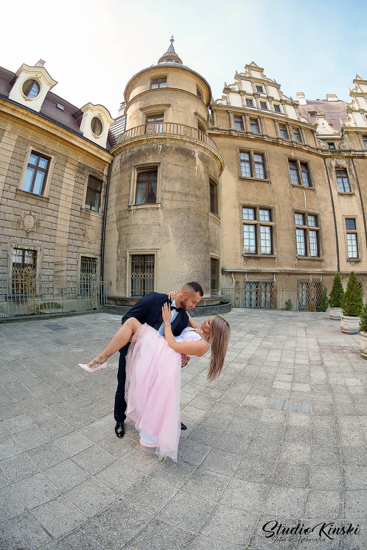 Zamek Moszna — plener ślubny – fotograf Częstochowa